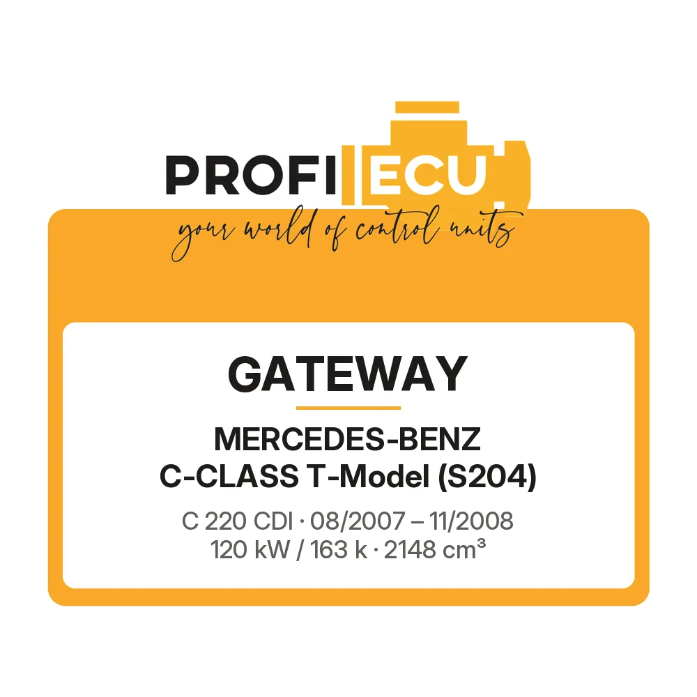 Etiketa ProfiECU: GATEWAY pro Mercedes-Benz C-CLASS T-Model C 220 CDI 120 kW