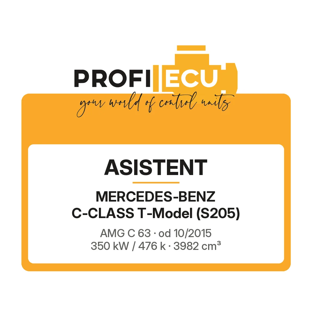 Etiketa ProfiECU: ASISTENT pro Mercedes-Benz C-CLASS T-Model AMG C 63 350 kW