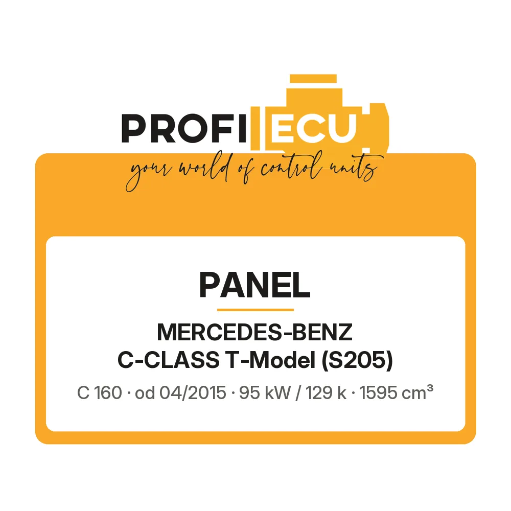 Etiketa ProfiECU: Panel pro Mercedes-Benz C-CLASS T-Model C 160 95 kW