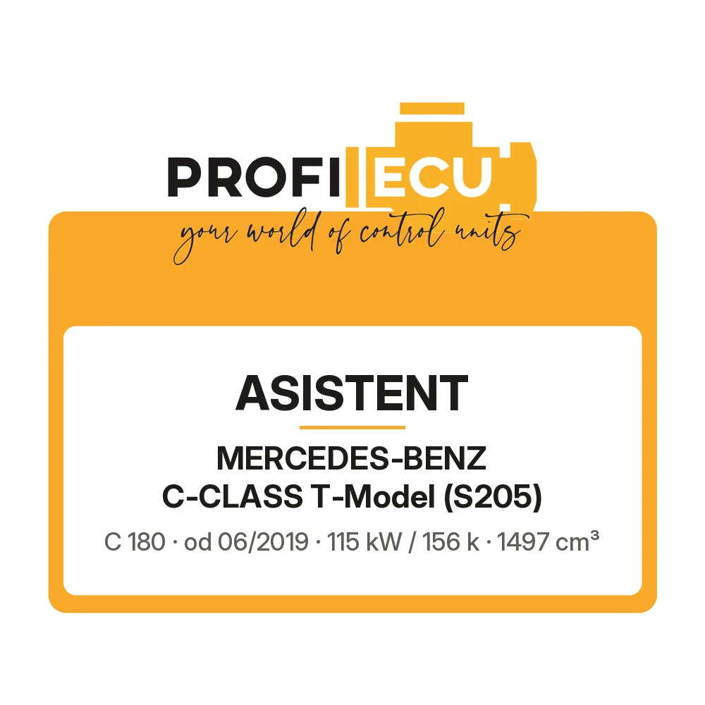 Etiketa ProfiECU: ASISTENT pro Mercedes-Benz C-CLASS T-Model C 180 115 kW