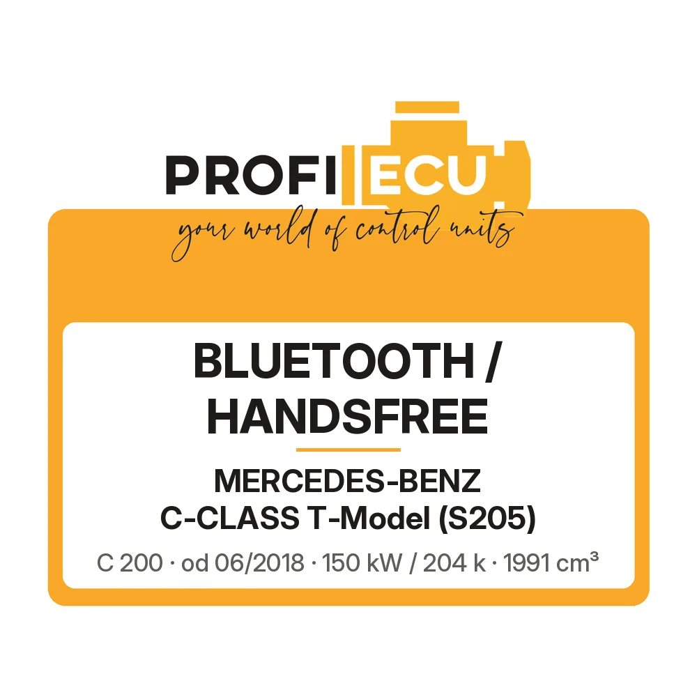 Etiketa ProfiECU: Bluetooth / Handsfree pro Mercedes-Benz C-CLASS T-Model C 200 150 kW
