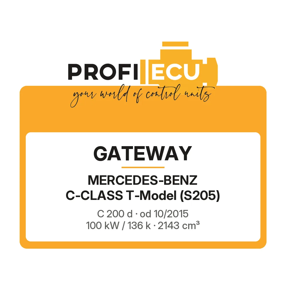Etiketa ProfiECU: GATEWAY pro Mercedes-Benz C-CLASS T-Model C 200 d 100 kW