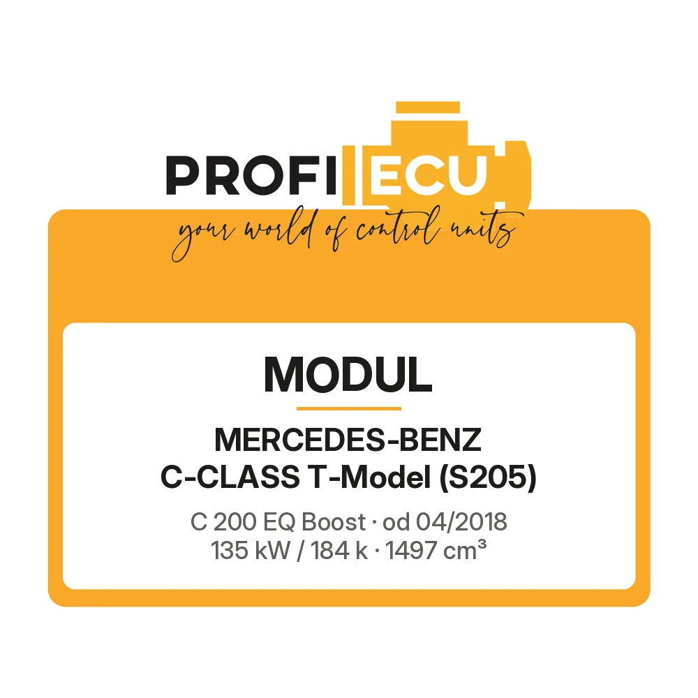Etiketa ProfiECU: Modul pro Mercedes-Benz C-CLASS T-Model C 200 EQ Boost 135 kW