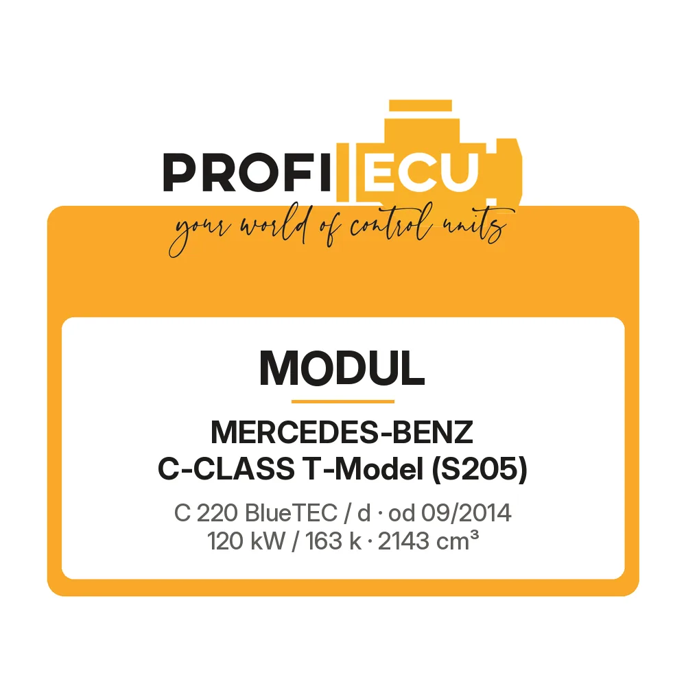 Etiketa ProfiECU: Modul pro Mercedes-Benz C-CLASS T-Model C 220 BlueTEC / d 120 kW