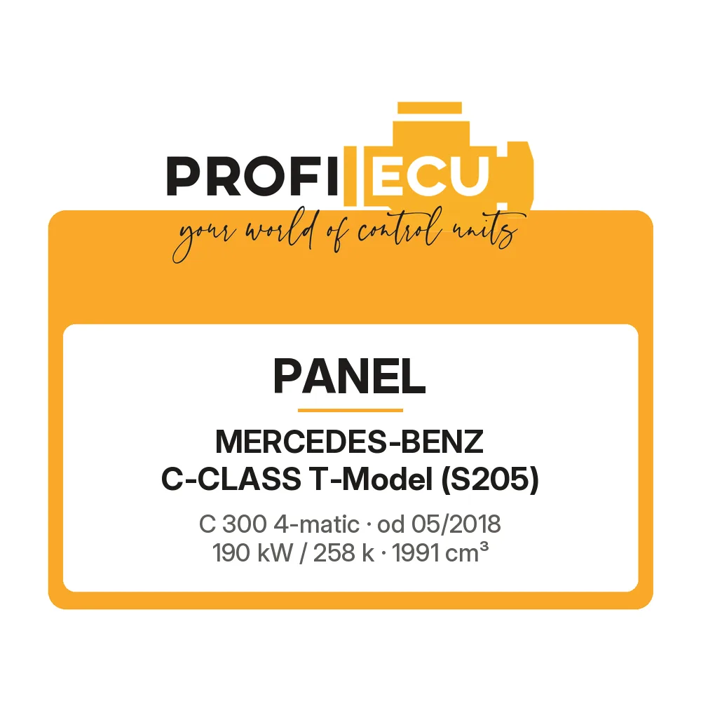 Etiketa ProfiECU: Panel pro Mercedes-Benz C-CLASS T-Model C 300 4-matic 190 kW
