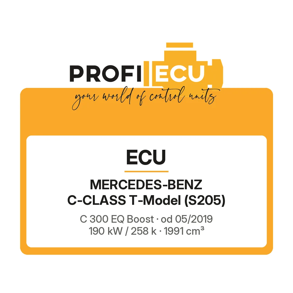 Etiketa ProfiECU: ECU pro Mercedes-Benz C-CLASS T-Model C 300 EQ Boost 190 kW