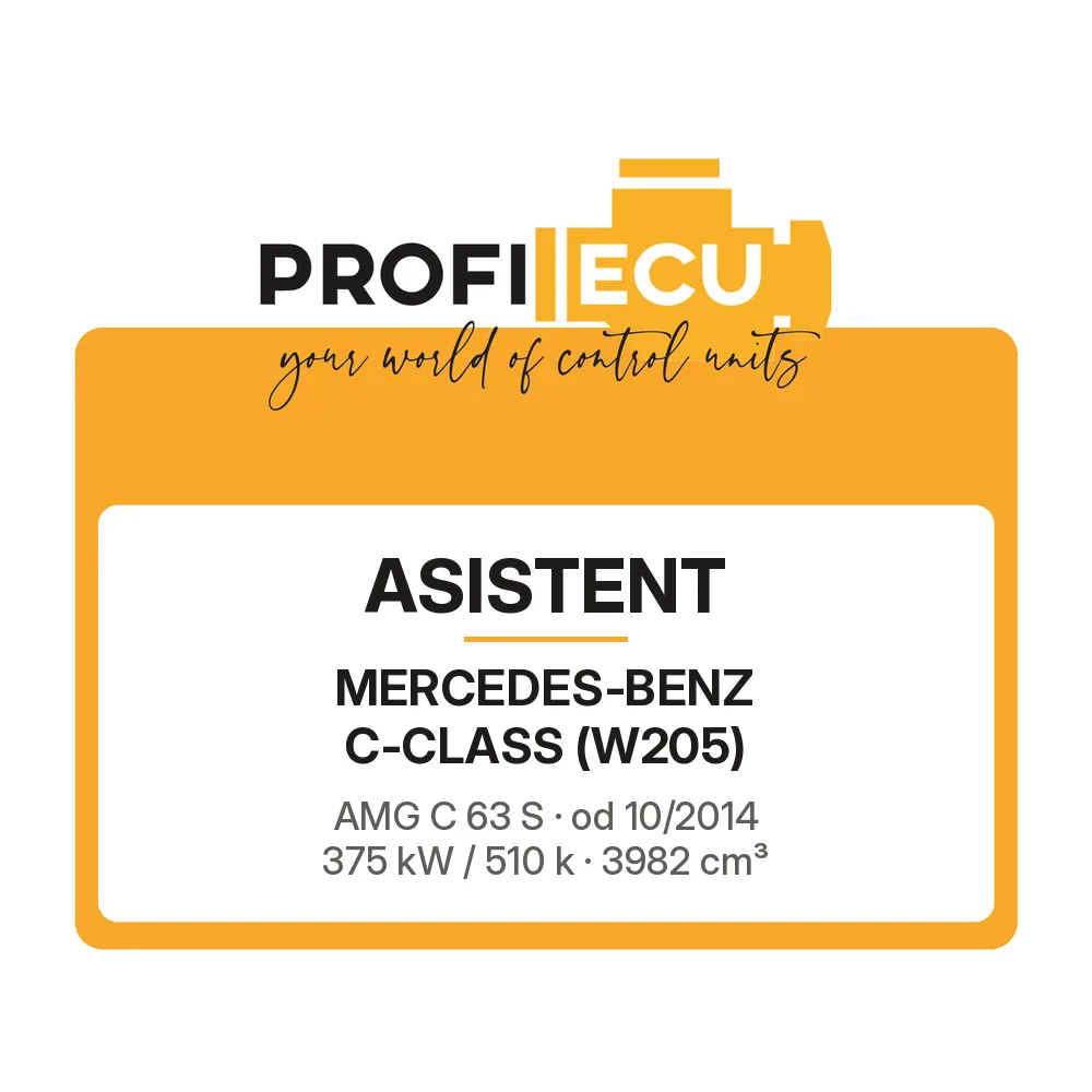 Etiketa ProfiECU: ASISTENT pro Mercedes-Benz C-CLASS AMG C 63 S 375 kW