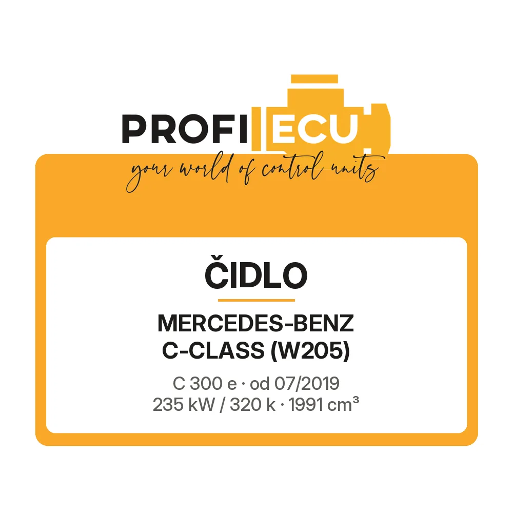 Etiketa ProfiECU: Čidlo pro Mercedes-Benz C-CLASS C 300 e 235 kW