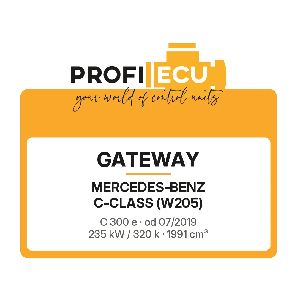 Etiketa ProfiECU: GATEWAY pro Mercedes-Benz C-CLASS C 300 e 235 kW