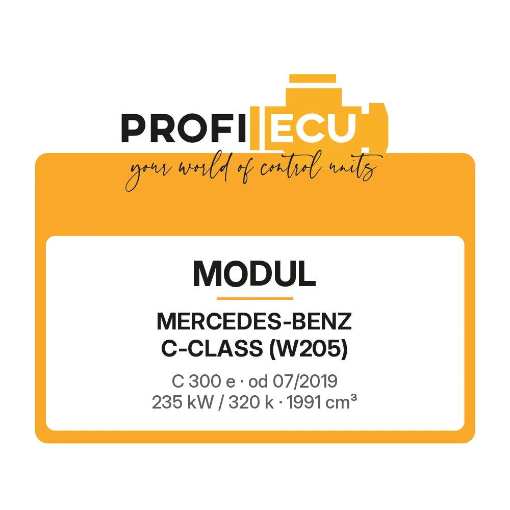 Etiketa ProfiECU: Modul pro Mercedes-Benz C-CLASS C 300 e 235 kW