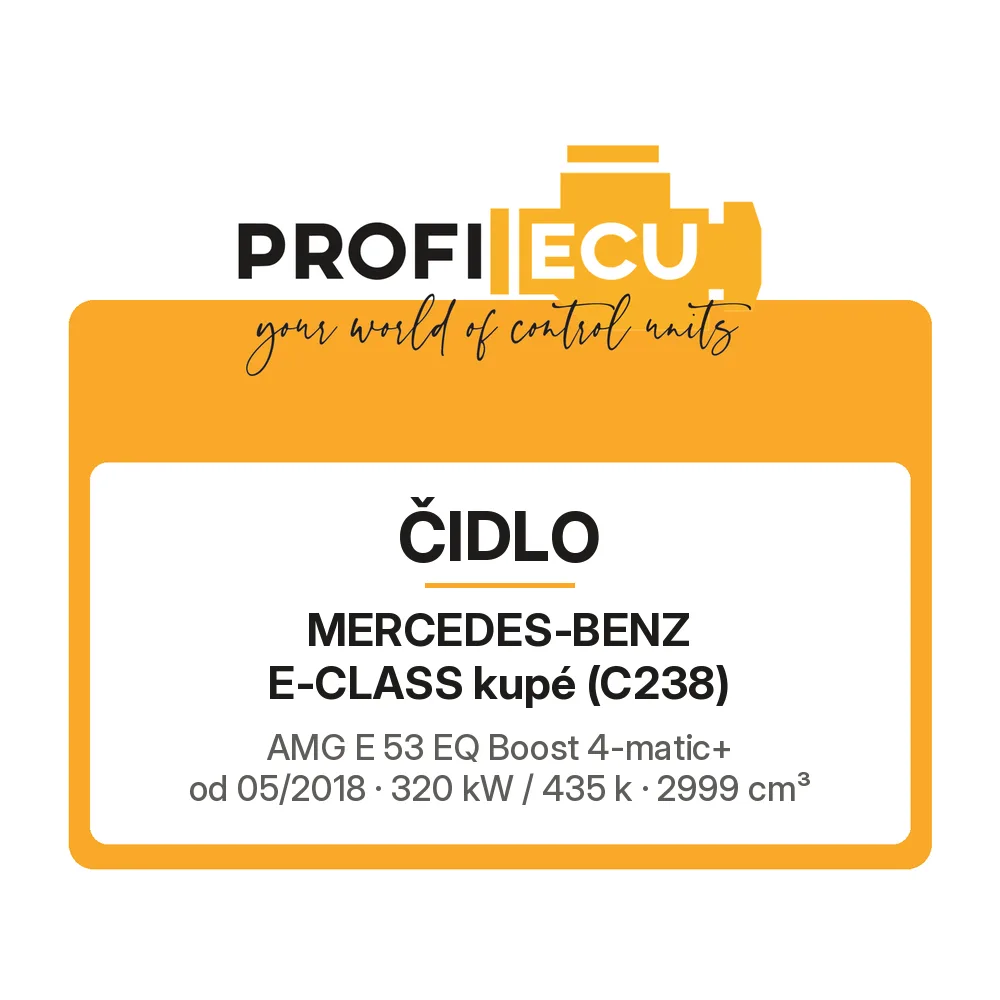 Etiketa ProfiECU: Čidlo pro Mercedes-Benz E-CLASS kupé AMG E 53 EQ Boost 4-matic+ 320 kW