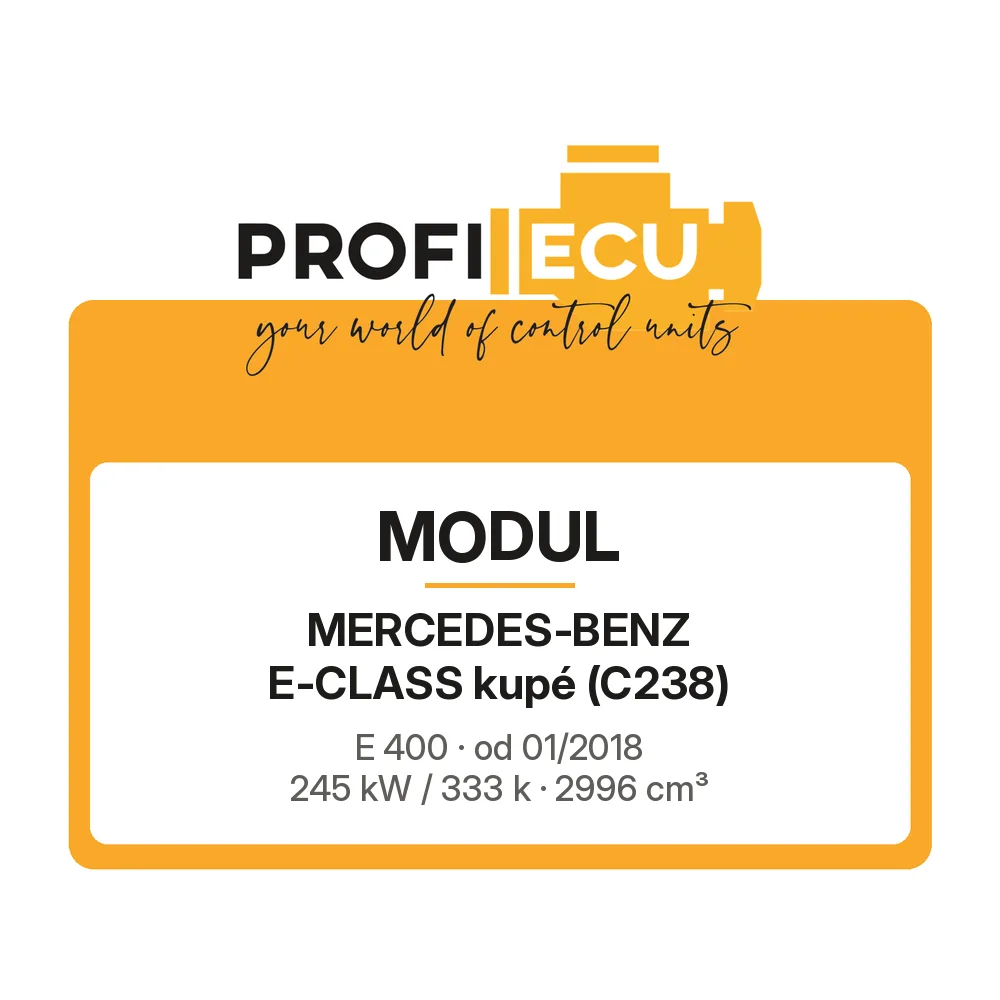 Etiketa ProfiECU: Modul pro Mercedes-Benz E-CLASS kupé E 400 245 kW