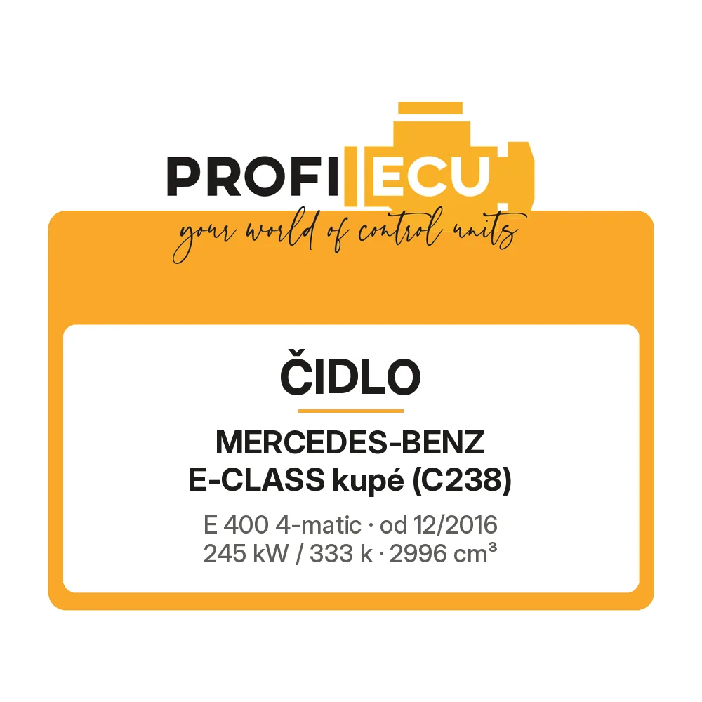 Etiketa ProfiECU: Čidlo pro Mercedes-Benz E-CLASS kupé E 400 4-matic 245 kW