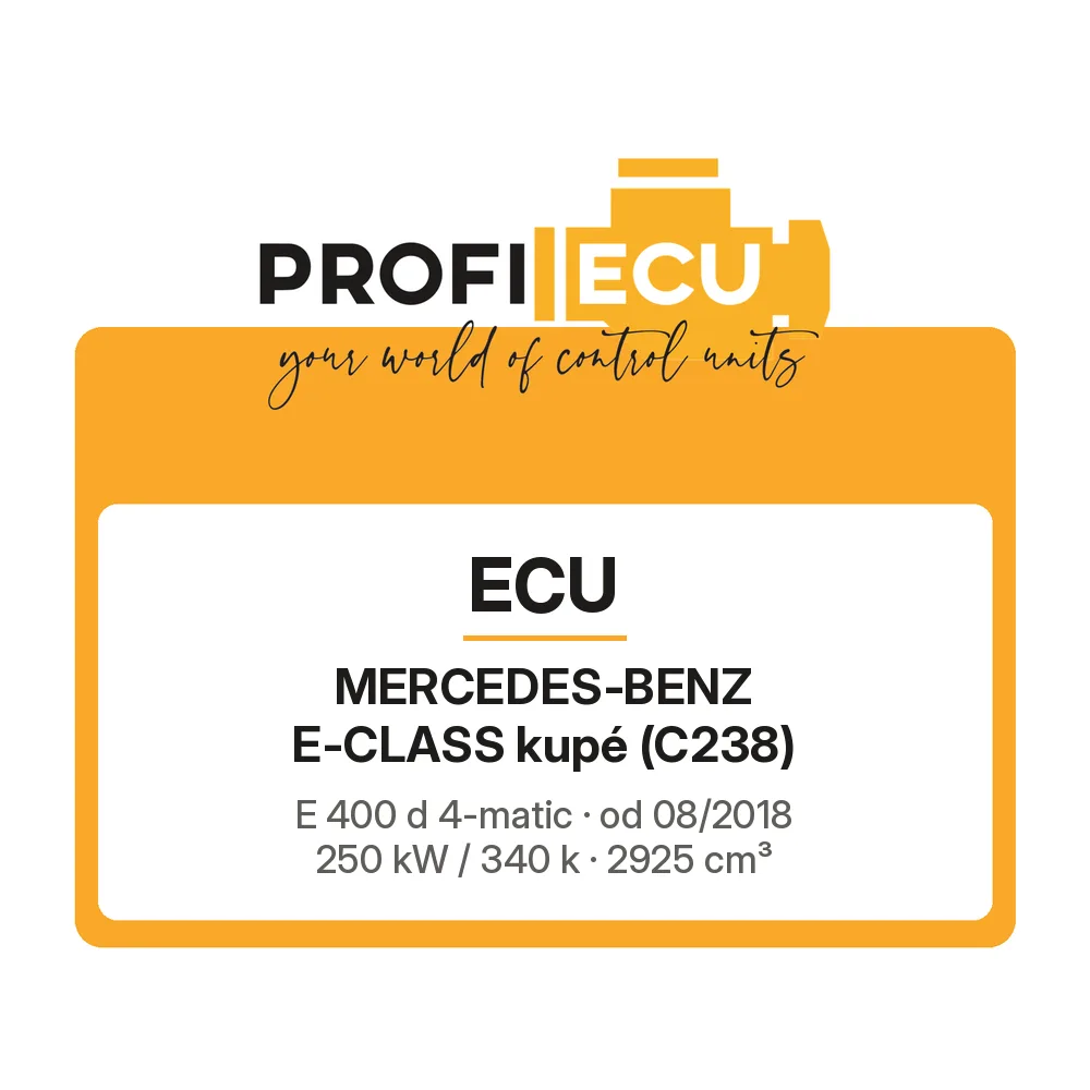Etiketa ProfiECU: ECU pro Mercedes-Benz E-CLASS kupé E 400 d 4-matic 250 kW