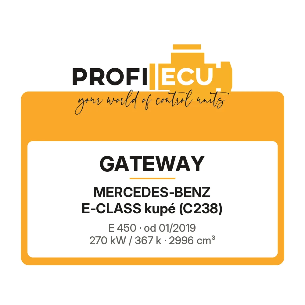 Etiketa ProfiECU: GATEWAY pro Mercedes-Benz E-CLASS kupé E 450 270 kW
