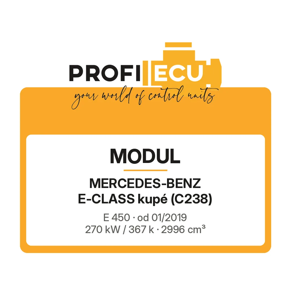 Etiketa ProfiECU: Modul pro Mercedes-Benz E-CLASS kupé E 450 270 kW