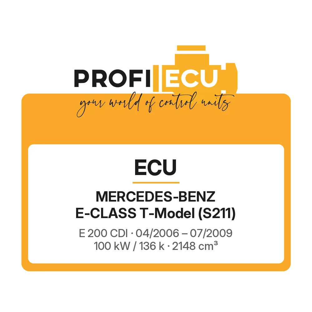 Etiketa ProfiECU: ECU pro Mercedes-Benz E-CLASS T-Model E 200 CDI 100 kW