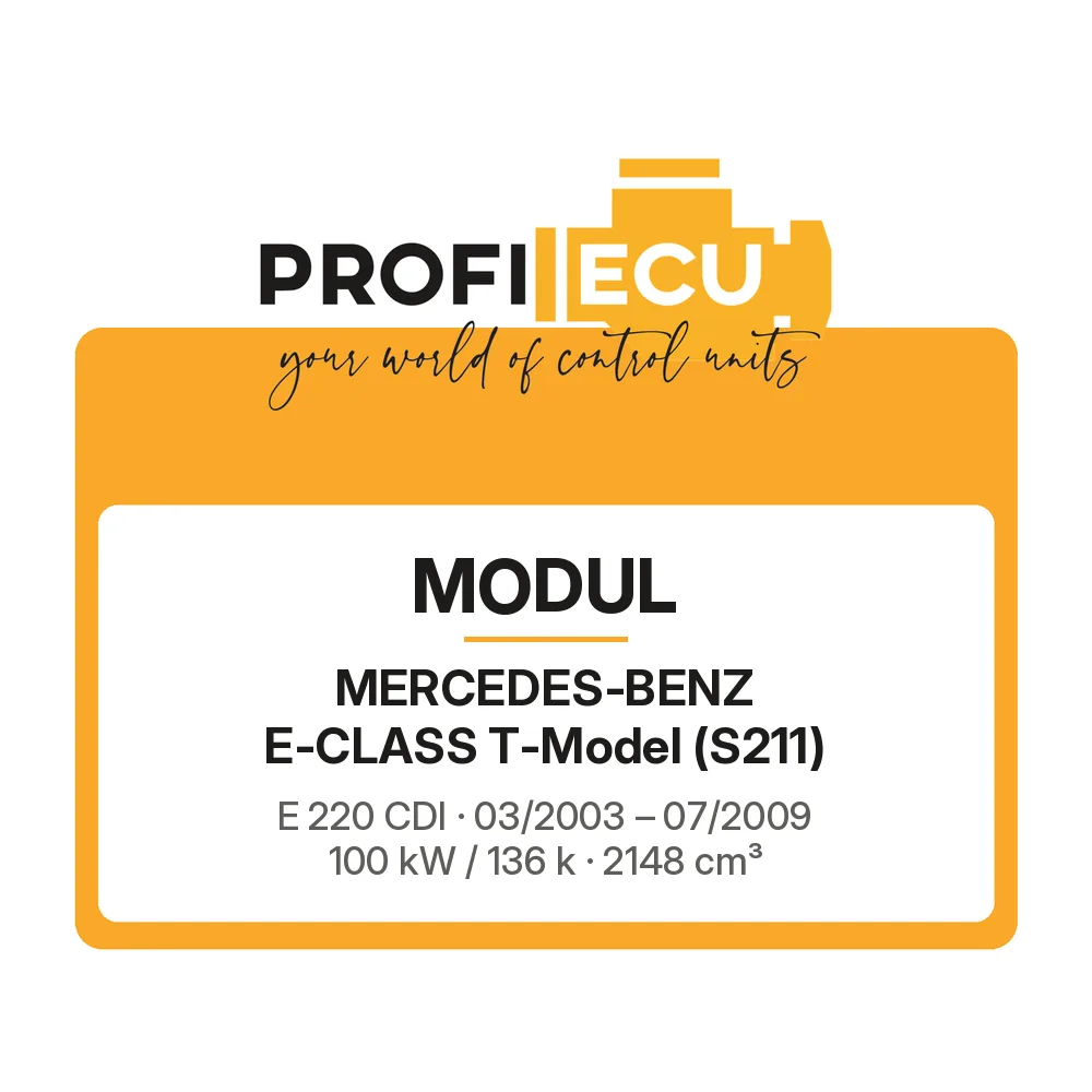Etiketa ProfiECU: Modul pro Mercedes-Benz E-CLASS T-Model E 220 CDI 100 kW