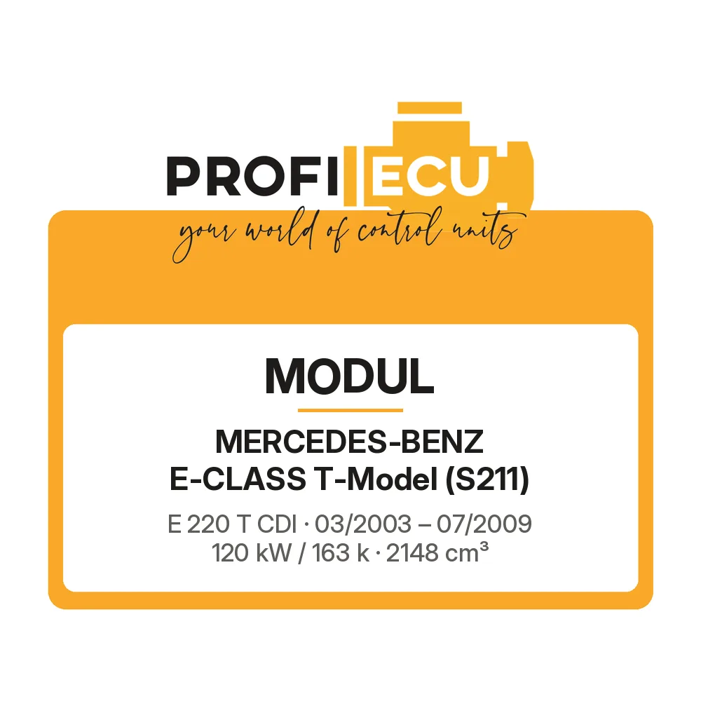 Etiketa ProfiECU: Modul pro Mercedes-Benz E-CLASS T-Model E 220 T CDI 120 kW
