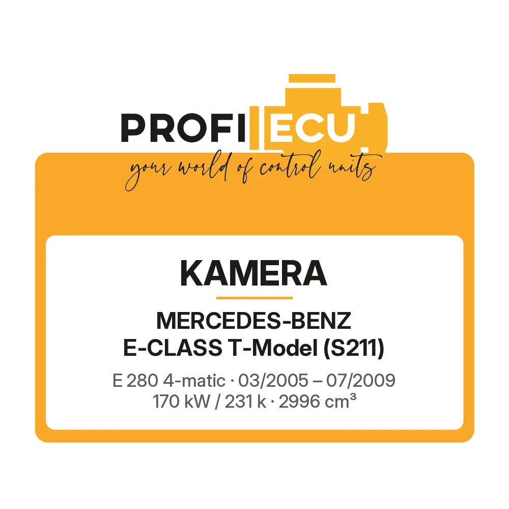 Etiketa ProfiECU: Kamera pro Mercedes-Benz E-CLASS T-Model E 280 4-matic 170 kW
