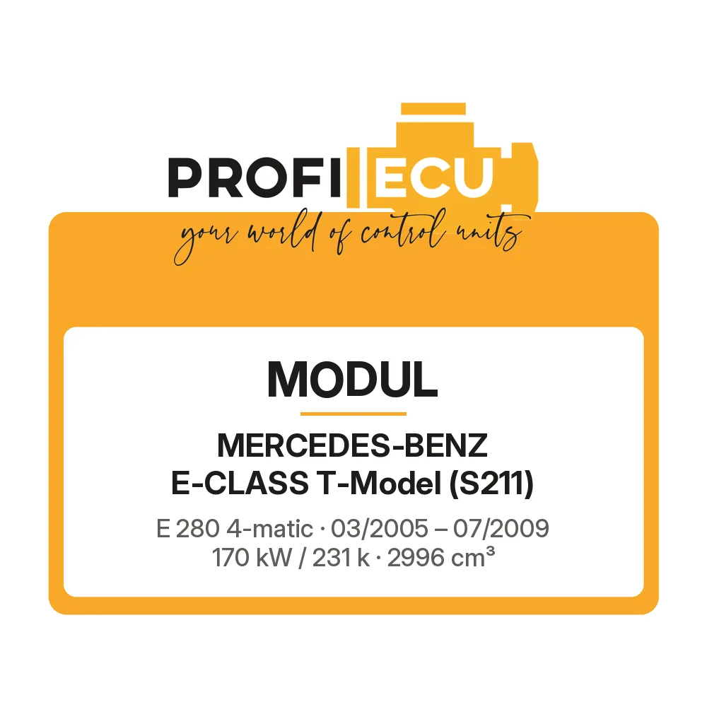 Etiketa ProfiECU: Modul pro Mercedes-Benz E-CLASS T-Model E 280 4-matic 170 kW