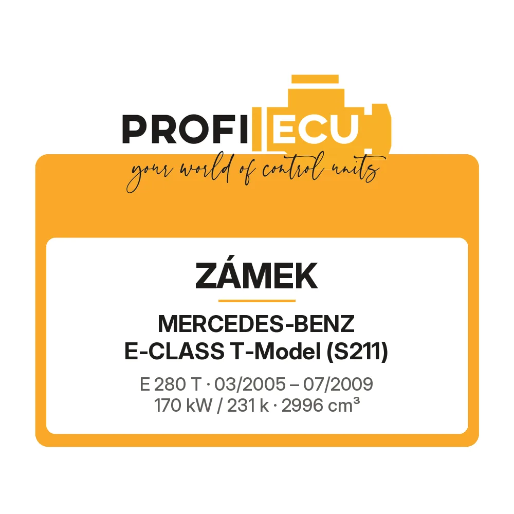 Etiketa ProfiECU: Zámek pro Mercedes-Benz E-CLASS T-Model E 280 T 170 kW