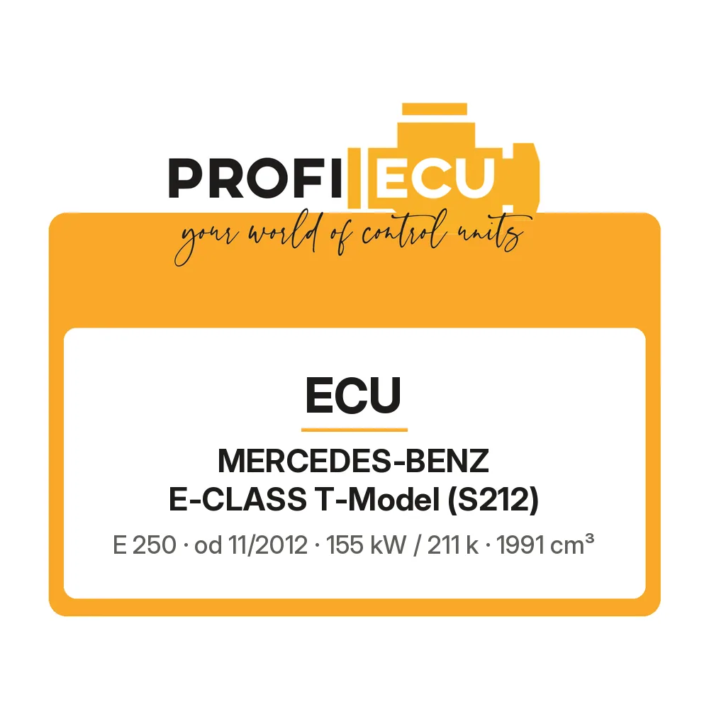 Etiketa ProfiECU: ECU pro Mercedes-Benz E-CLASS T-Model E 250 155 kW
