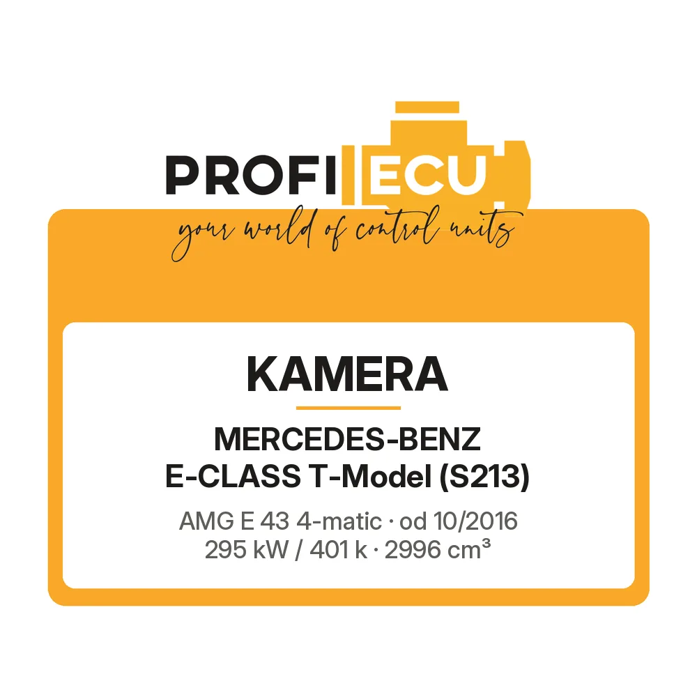Etiketa ProfiECU: Kamera pro Mercedes-Benz E-CLASS T-Model AMG E 43 4-matic 295 kW