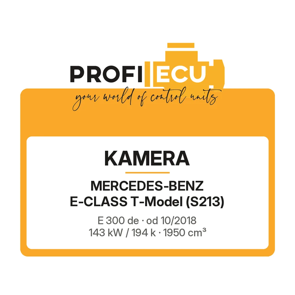 Etiketa ProfiECU: Kamera pro Mercedes-Benz E-CLASS T-Model E 300 de 143 kW