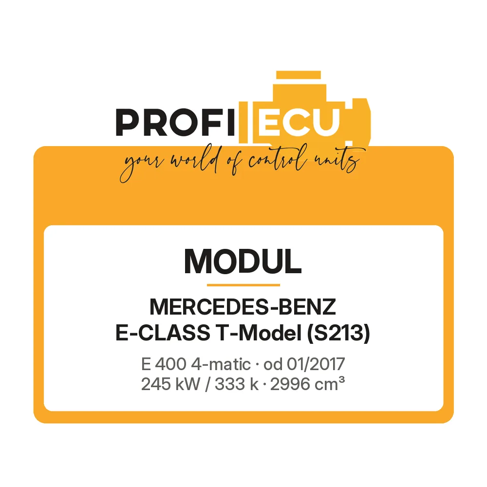 Etiketa ProfiECU: Modul pro Mercedes-Benz E-CLASS T-Model E 400 4-matic 245 kW