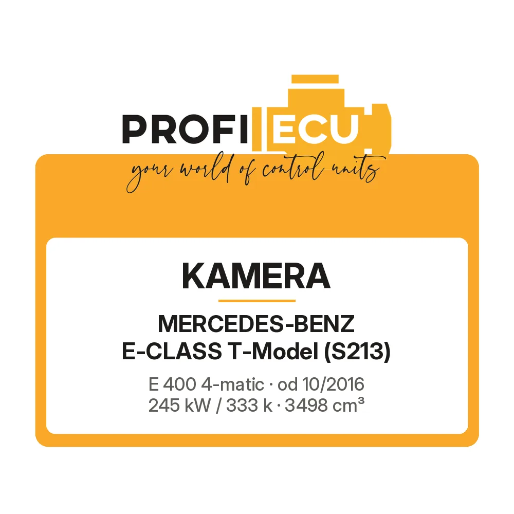 Etiketa ProfiECU: Kamera pro Mercedes-Benz E-CLASS T-Model E 400 4-matic 245 kW