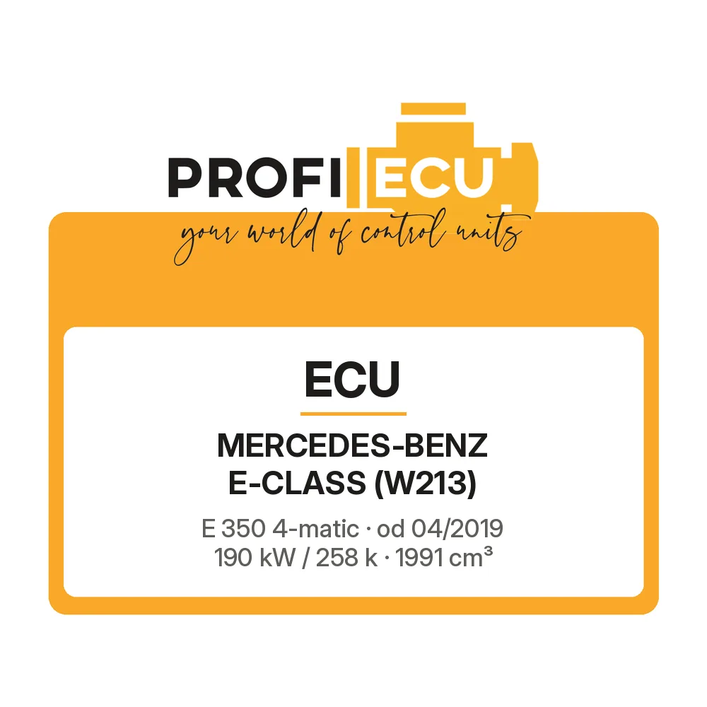 Etiketa ProfiECU: ECU pro Mercedes-Benz E-CLASS E 350 4-matic 190 kW