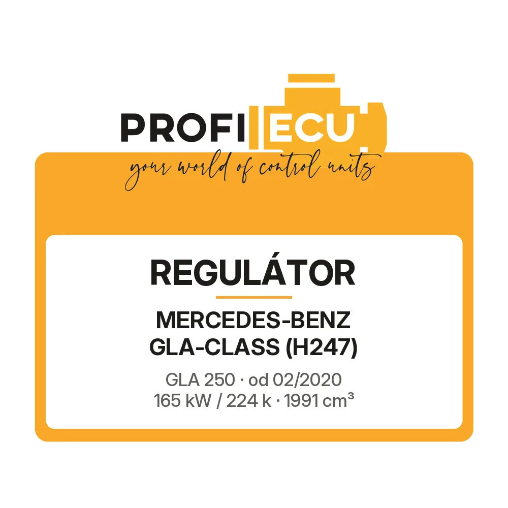 Etiketa ProfiECU: Regulátor pro Mercedes-Benz GLA-CLASS GLA 250 165 kW