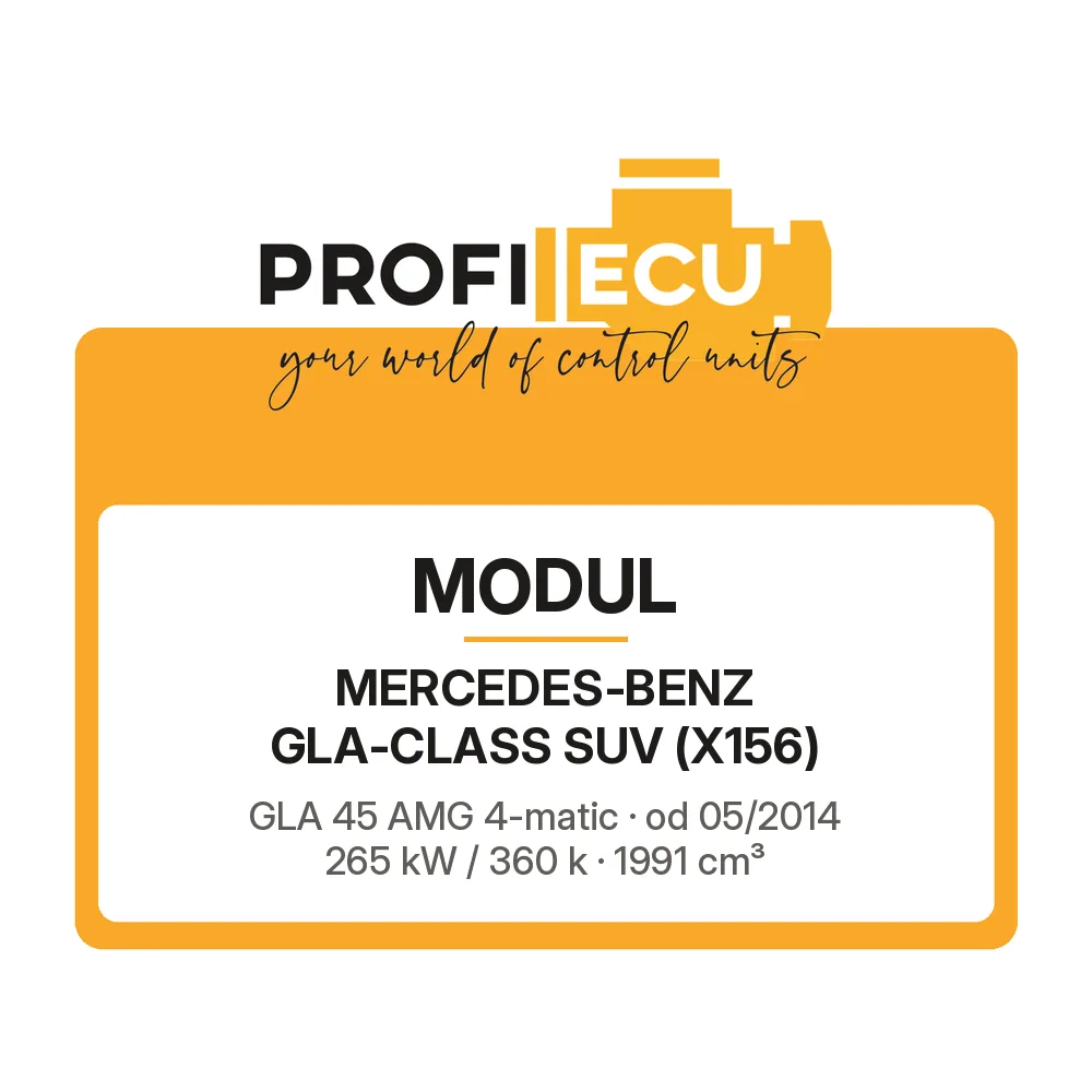 Etiketa ProfiECU: Modul pro Mercedes-Benz GLA-CLASS SUV GLA 45 AMG 4-matic 265 kW