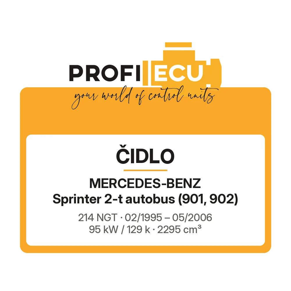 Etiketa ProfiECU: Čidlo pro Mercedes-Benz Sprinter 2-t autobus 214 NGT 95 kW