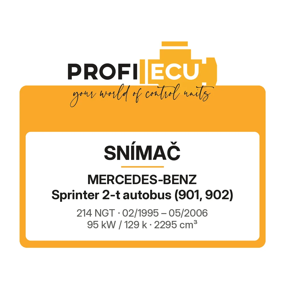 Etiketa ProfiECU: Snímač pro Mercedes-Benz Sprinter 2-t autobus 214 NGT 95 kW