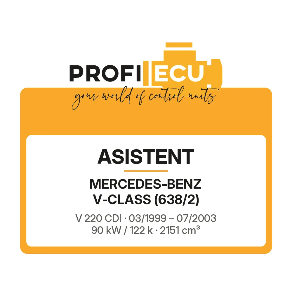 Etiketa ProfiECU: ASISTENT pro Mercedes-Benz V-CLASS V 220 CDI 90 kW