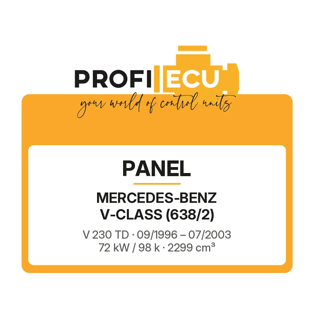 Etiketa ProfiECU: Panel pro Mercedes-Benz V-CLASS V 230 TD 72 kW