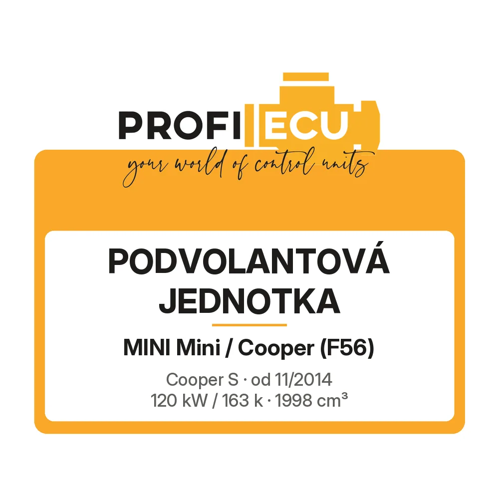 Etiketa ProfiECU: Podvolantová jednotka pro Mini Mini / Cooper Cooper S 120 kW