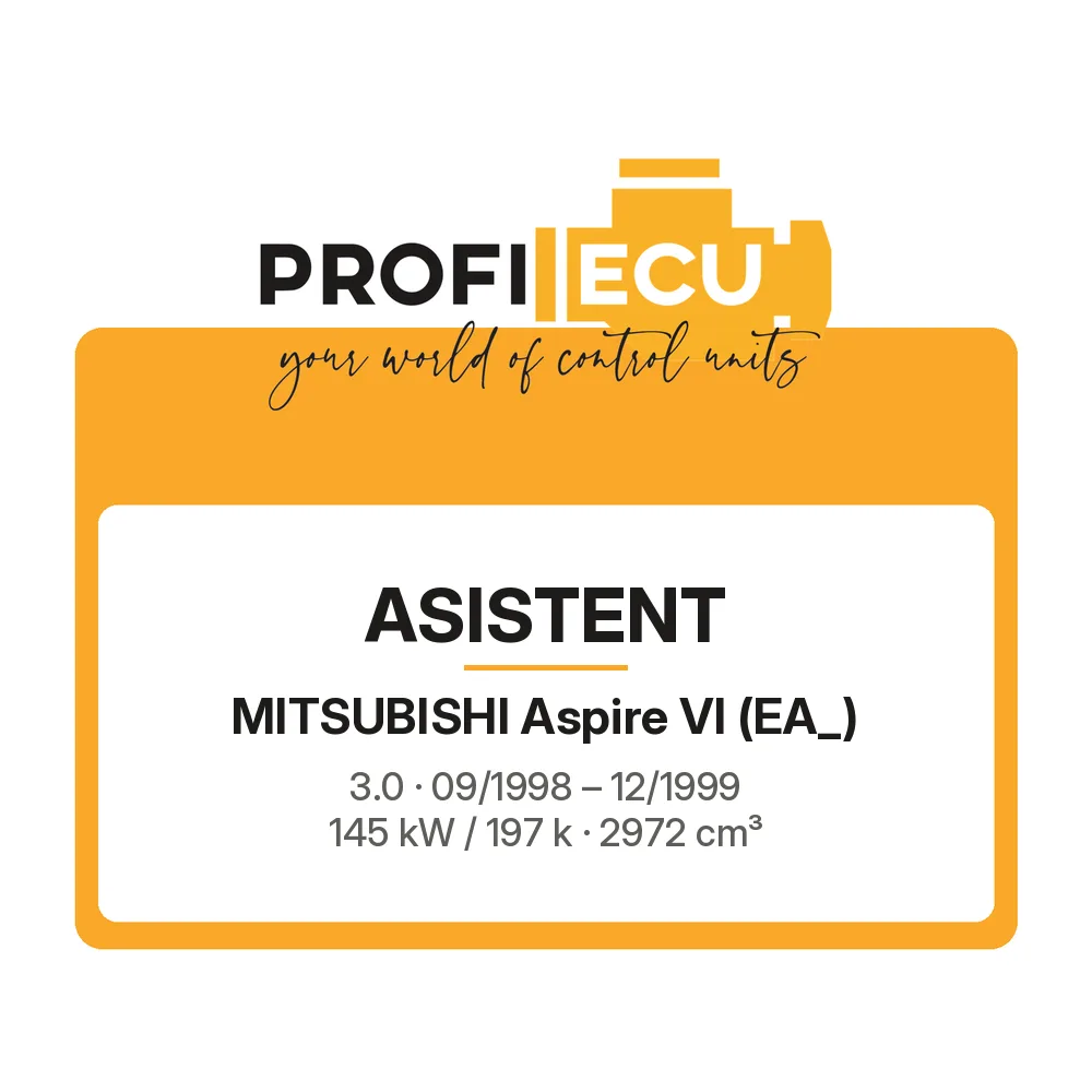 Etiketa ProfiECU: ASISTENT pro Mitsubishi Aspire VI 3.0 145 kW