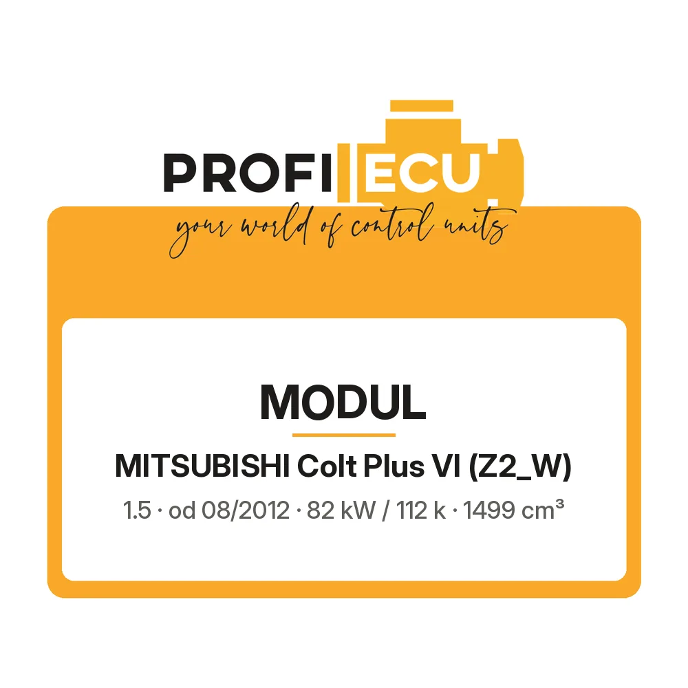 Etiketa ProfiECU: Modul pro Mitsubishi Colt Plus VI 1.5 82 kW