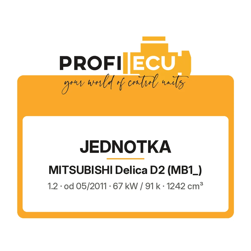 Etiketa ProfiECU: Jednotka pro Mitsubishi Delica D2 1.2 67 kW