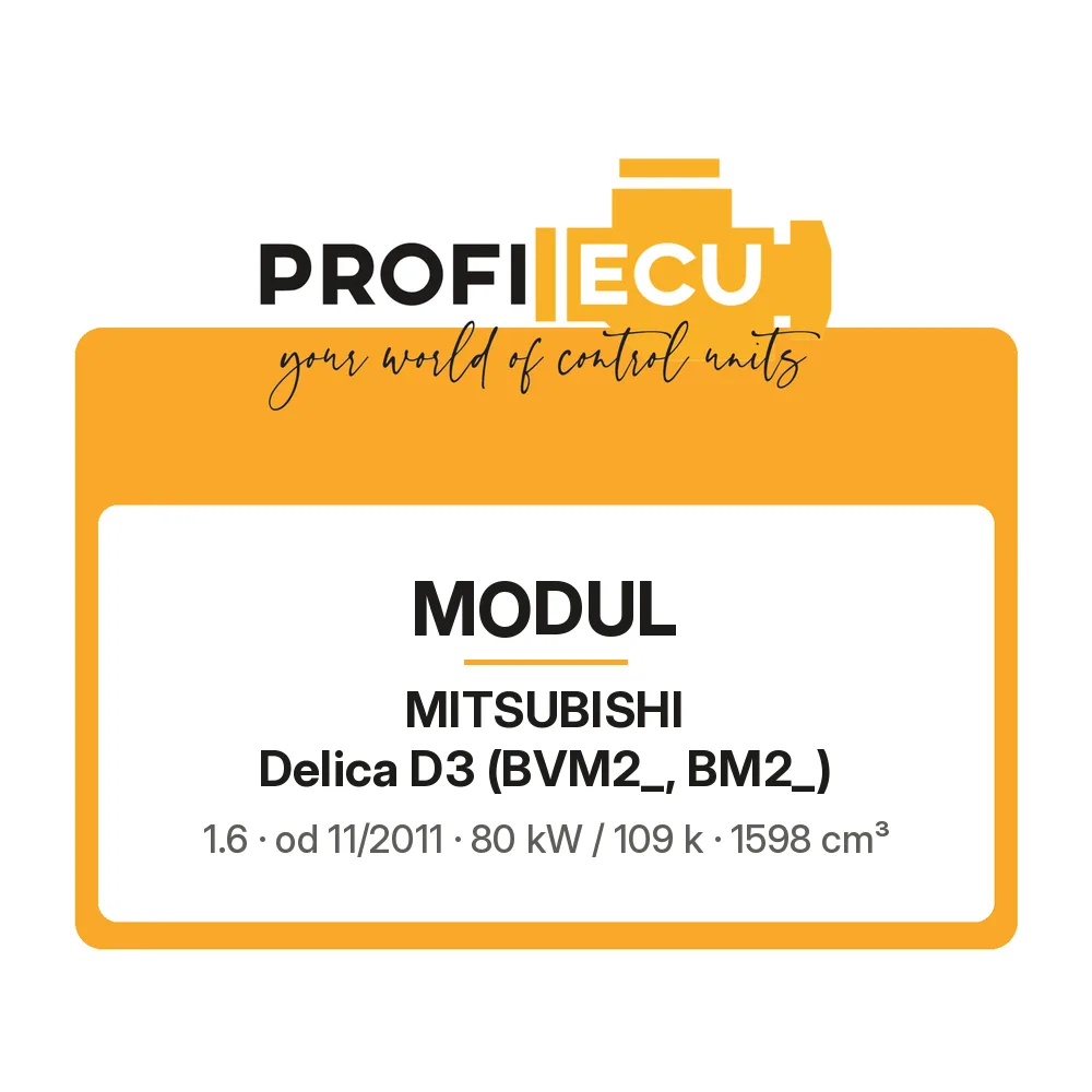 Etiketa ProfiECU: Modul pro Mitsubishi Delica D3 1.6 80 kW