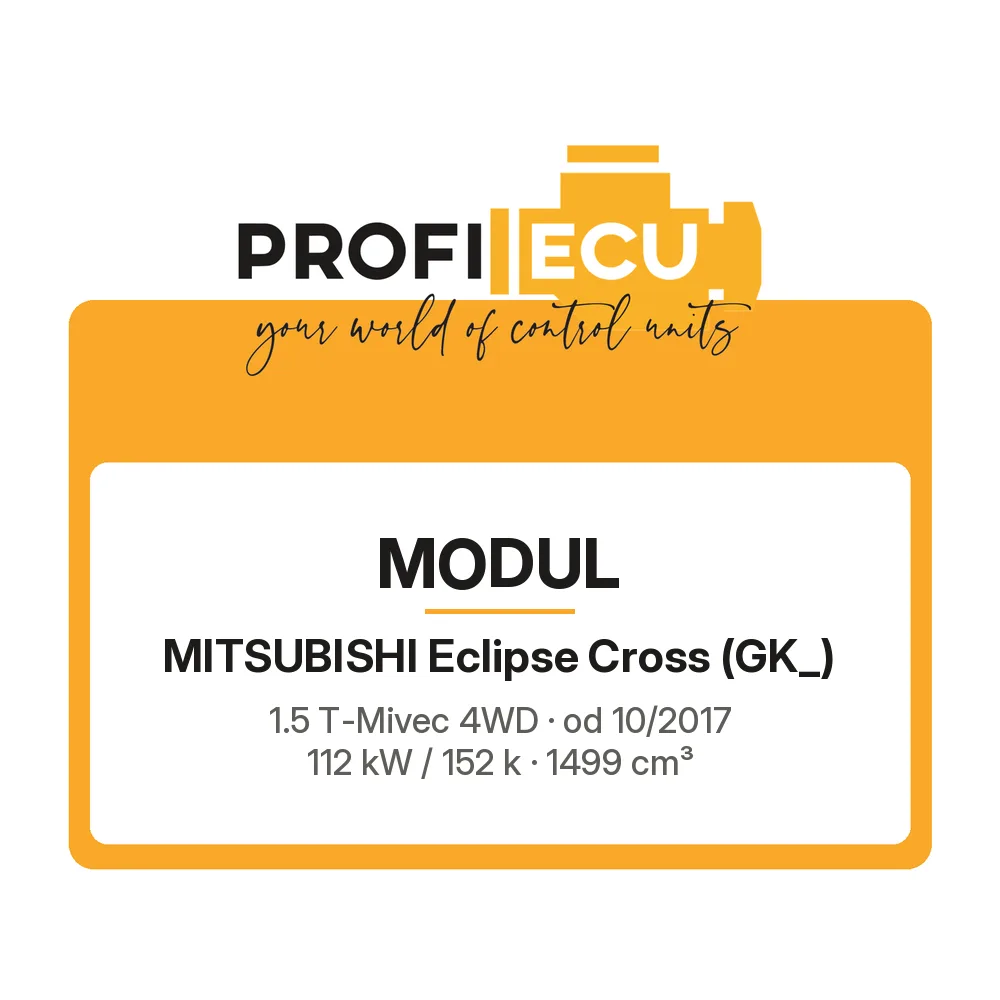 Etiketa ProfiECU: Modul pro Mitsubishi Eclipse Cross 1.5 T-Mivec 4WD 112 kW