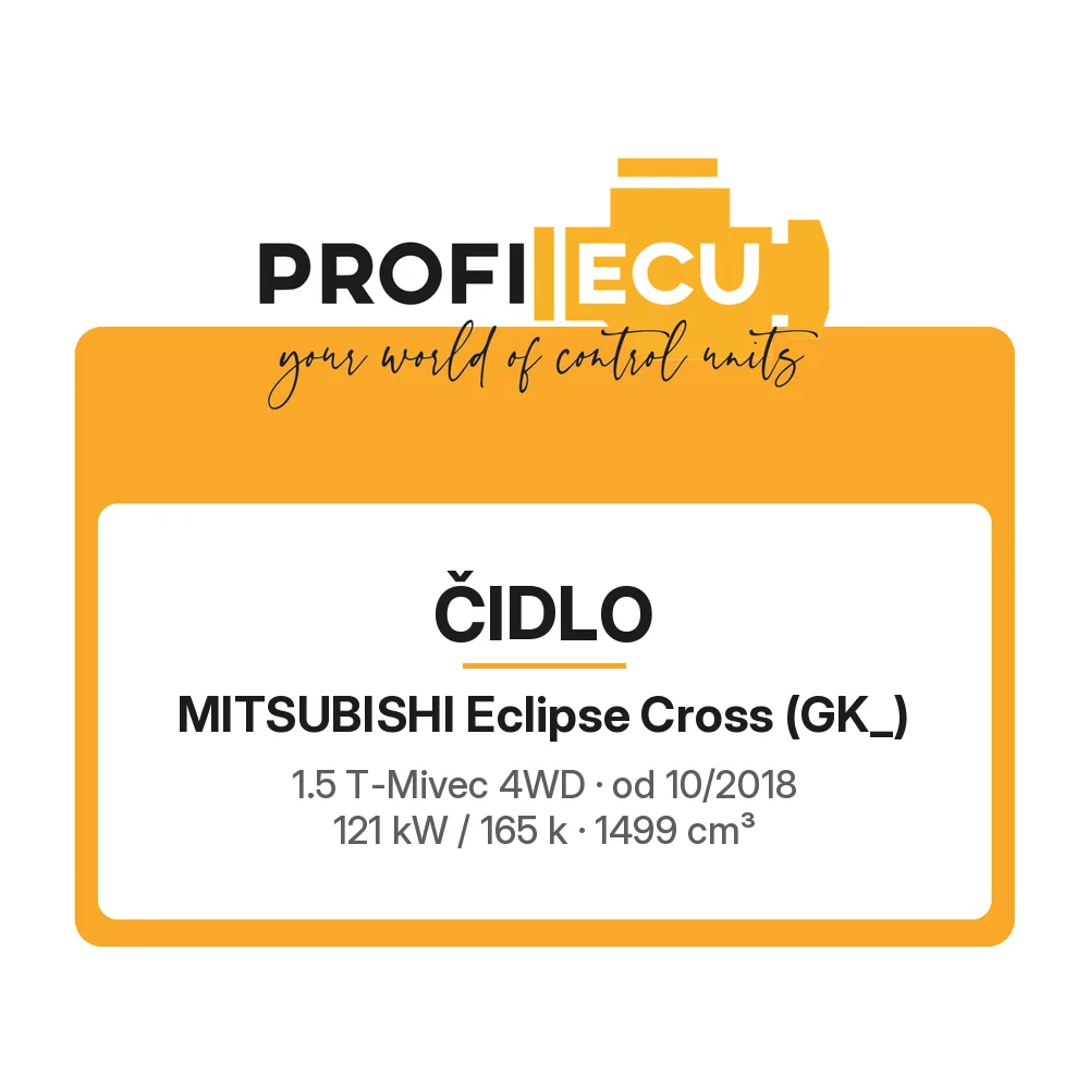 Etiketa ProfiECU: Čidlo pro Mitsubishi Eclipse Cross 1.5 T-Mivec 4WD 121 kW