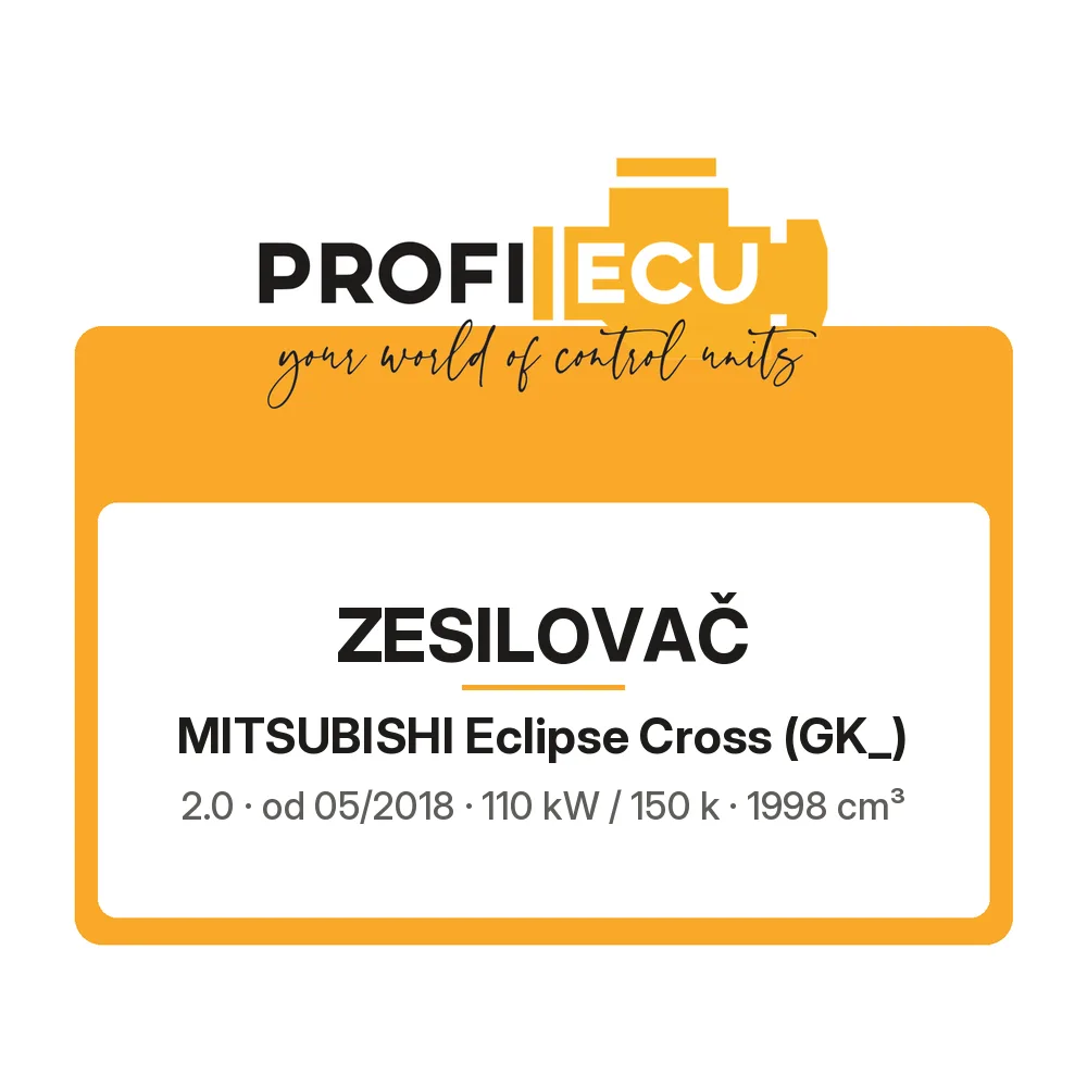 Etiketa ProfiECU: Zesilovač pro Mitsubishi Eclipse Cross 2.0 110 kW
