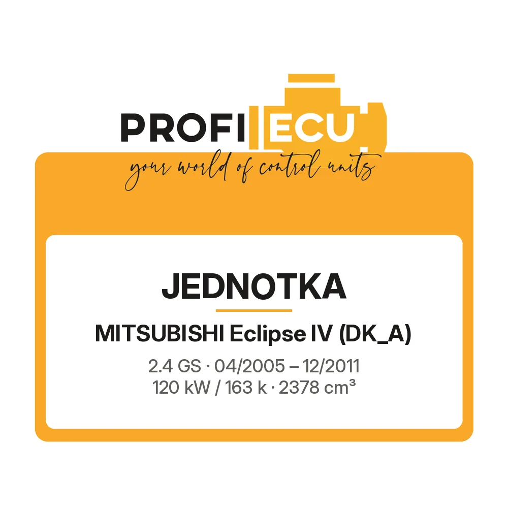 Etiketa ProfiECU: Jednotka pro Mitsubishi Eclipse IV 2.4 GS 120 kW