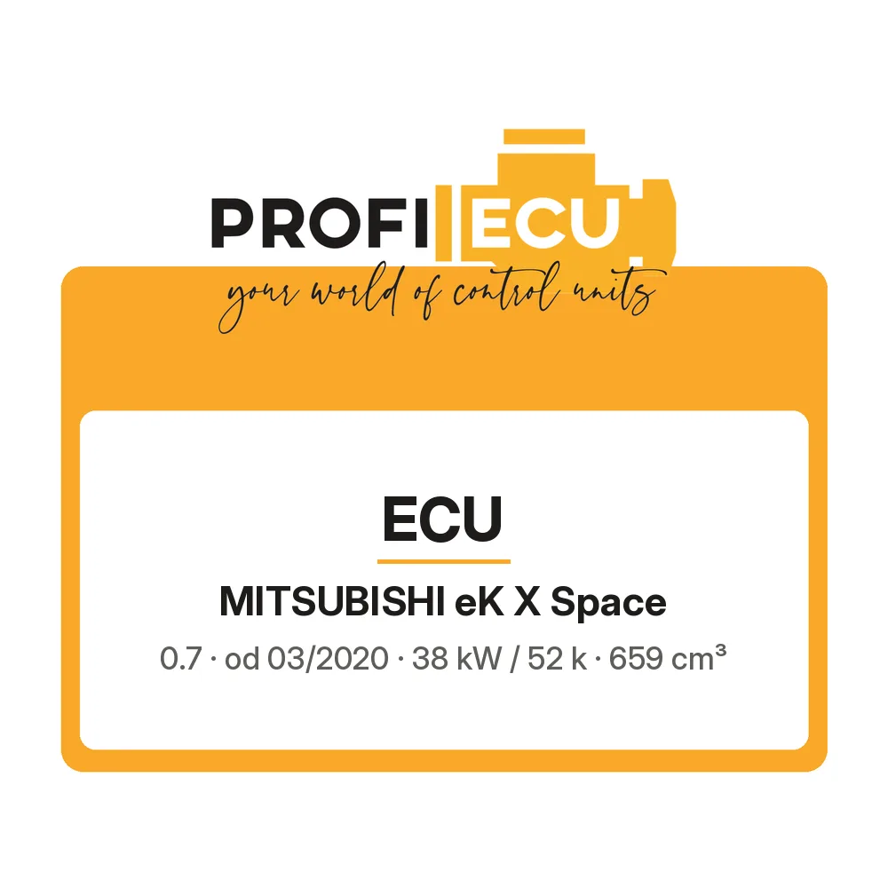 Etiketa ProfiECU: ECU pro Mitsubishi eK X Space 0.7 38 kW