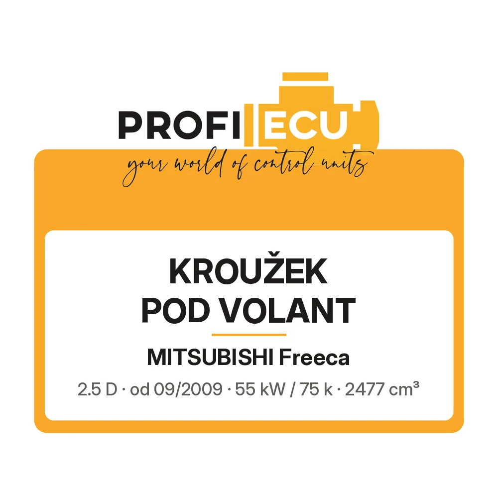 Etiketa ProfiECU: Kroužek pod volant pro Mitsubishi Freeca 2.5 D 55 kW