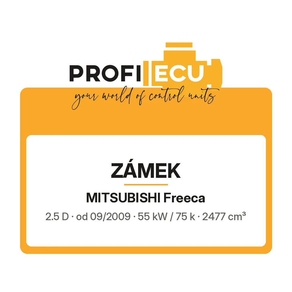 Etiketa ProfiECU: Zámek pro Mitsubishi Freeca 2.5 D 55 kW